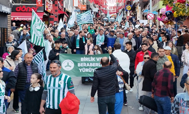 GİRESUNSPOR İÇİN ''BİRLİK VE BERABERLİK YÜRÜYÜŞÜ''